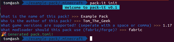 pack-it init